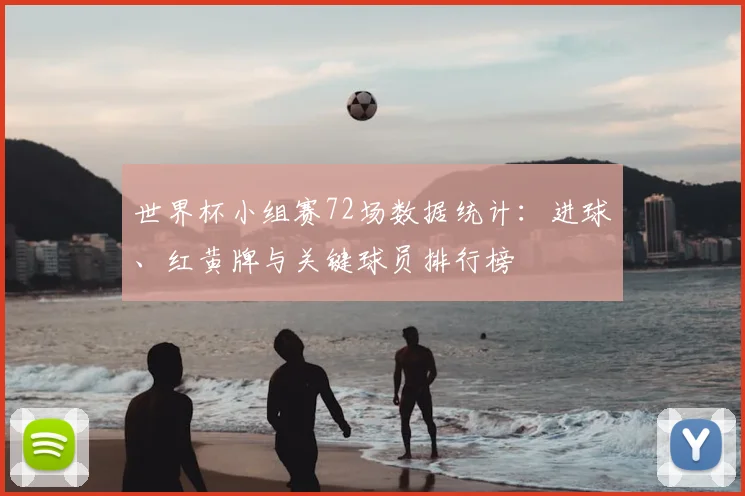 世界杯小组赛72场数据统计：进球、红黄牌与关键球员排行榜